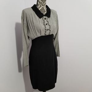 Vintage Collared Pencil Dress